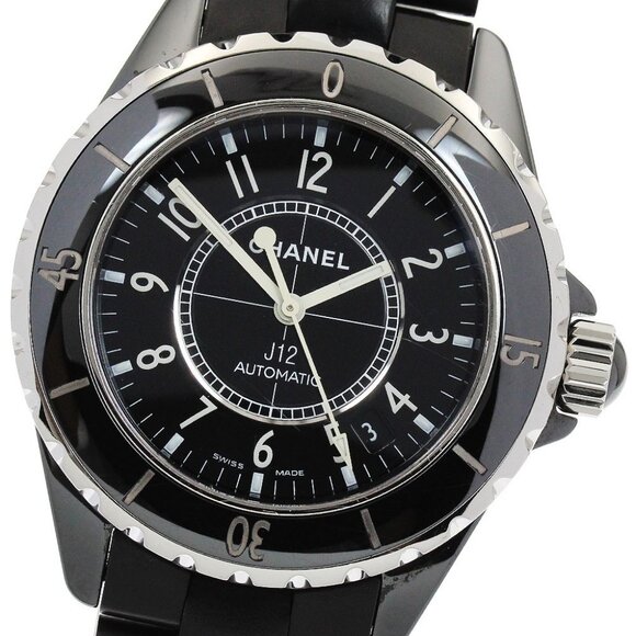 CHANEL J12 black ceramic H0684 38MM black Dial Automatic Men's Watch_899549 - Picture 1 of 7